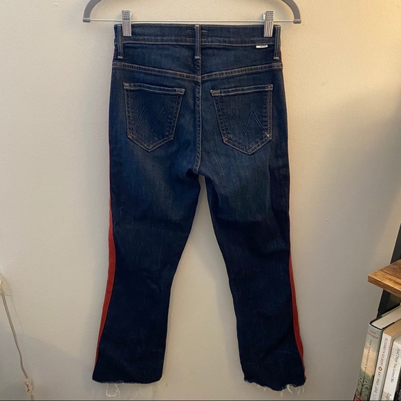 Mother Insider Crop Step Fray Jeans in Speed Racer - Picture 8 of 8